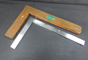 ★ 良中古！大菱計器 平型スコヤ 焼入品 90° 500 x 300 mm ◆ 50 x 30 焼き入れ 焼入 直角定規 平型直角定規 L型スコヤ