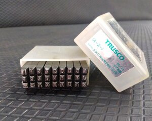 * cheap postage 520 jpy! Trusco alphabet stamp A~Z 2.5mm ⑤* britain character stamp punch number punch stamp Marking Punch steel punch 