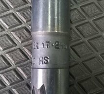 ★送安\185! MT2 Φ17.2mm 未使用 英国製 高級 チップブレーカー付 鉄工用ドリル ◆ テーパーシャンクドリル テーパードリル 旋盤 ボール盤_画像7