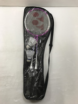 P/YONEX/ヨネックス/バドミントンラケット/2本セット/シャトル2個付き/汚れ有り/P5.7-20森_画像7