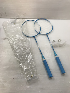 P/ badminton racket /2 pcs set / Shuttle 2 piece attaching / sport / light blue /P5.7-27 forest 