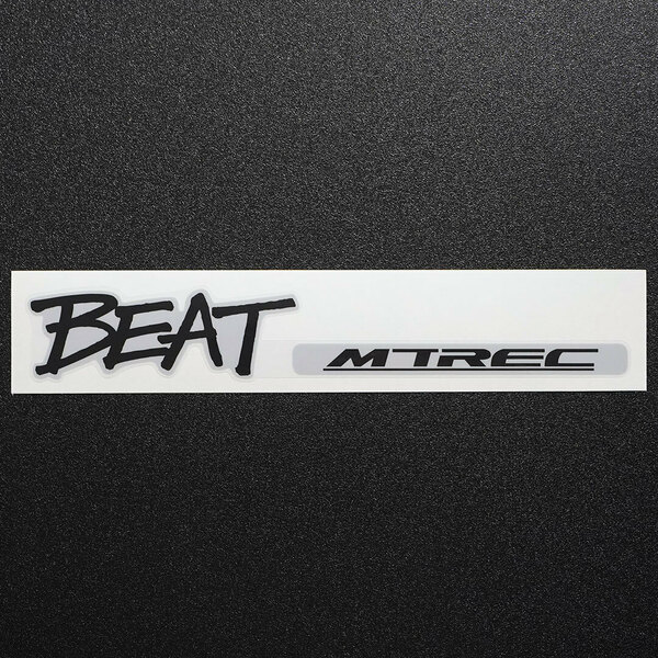 ホンダ ビート「 BEAT MTREC 」20周年記念セレクションエンブレム風ステッカー 1枚 NEW BRAND “ BEAT MASTER ” HONDA BEAT|新品|送料無料