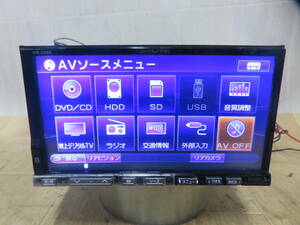 V3450/アルパイン　VIE-X08S　HDDナビ　2010年　地デジフルセグ内蔵　Bluetooth対応　CD・DVD再生OK　