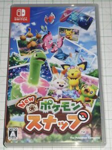 中古美品 ニンテンドースイッチ new ポケモンスナップ Nintendo Switch バンダイナムコ Pokemon
