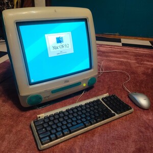 Apple iMac DV /M5521 /ブルーベリー /400MHz 192MB 10GB OS9.2.2 [ジャンク] 起動OK/ DVD故障