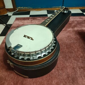 Pirles 5 string banjo [ Junk ] details not yet verification / string less / hard case attaching / Piaa less /Banjo