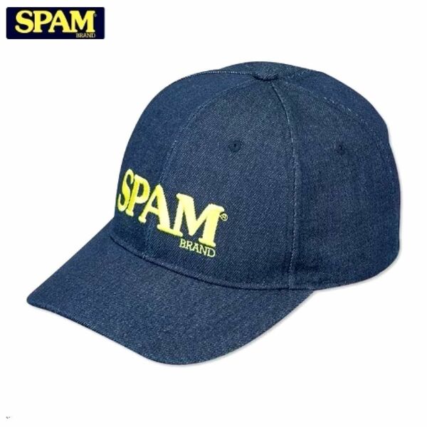 メンズ　キャップ（SPAM(R)Brand）ダークネイビーSPAM ロゴキャップ 57~59cm 新品未使用タグ付