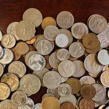 外国銭 硬貨 外貨 古銭 コイン 企業城下町での整理品 大量 まとめて 重量1966g_画像5