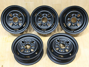 B410 当時物 激レア 希少 旧車 TOPY 鉄チン 12X4J+35 PCD114.3 ハブ径67mm 鉄 ホイール 5本 JDM USDM 軽トラ 軽バン 手渡し可能 山梨県