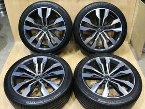 B416 希少 VW フォルクスワーゲン ティグアン TSI Rライン DCC 純正 20X8.5J+38 PCD112 コンチネンタル ContiSportContact 5 SUV 255/40R20