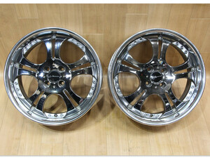 B72 深リム ヴィエナ SSR VIENNA SCHNITT 17X7J+24 PCD100 2本 JDM USDM bB VIP 軽 引っ張り 7.0J +24 中古品 手渡し可能です 山梨県