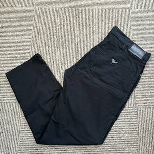 [ postage included ] Armani stretch black pants used 