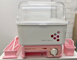 食器乾燥機　日立　KD-355 　ピンク