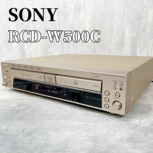 Z187 SONY ソニー RCD-W500C CDチェンジャー レコーダー
