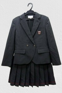 bw_2611k Tokyo Metropolitan area private Sakura beautiful . high school [ present uniform ] winter clothes Onward made blaser uniform top and bottom set woman uniform 