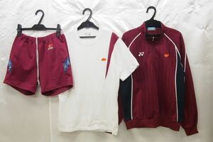 bw_2774k Hyogo prefecture prefecture . pine . high school woman designation gym uniform gym uniform jersey top and bottom 3 point set Yonex made 