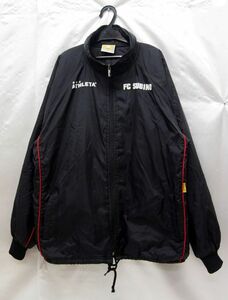 bw_2914k Tokyo Metropolitan area [FC Japanese cedar .] man . soccer a attrition ta warm-up team Wind breaker jacket black × red / size O