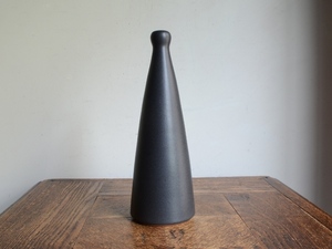 アンティーク花器 オブジェ ヴィンテージ デザイン 陶器 フラワーベース（H22cm） 華道 花瓶 生け花 一輪挿しポット