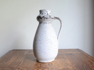 アンティーク花器 オブジェ ヴィンテージ デザイン 陶器 フラワーベース（H20cm） 華道 花瓶 生け花 一輪挿しポット