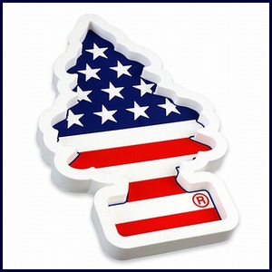 [ little tree ]Little Trees/ Raver / tray / America / national flag pattern / american / miscellaneous goods 