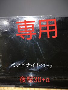 【タナメダカ】ミッドナイトフリルラメ【夢中メダカ様血統】 20+α 夜桜30+α