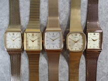 ゴールド系 メンズ腕時計 大量 30点 セット まとめ SEIKO CITIZEN CASIO NIXONなど 金色 まとめて まとめ売り インボイス可 _画像8
