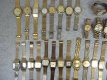 ゴールド系 メンズ腕時計 大量 30点 セット まとめ SEIKO CITIZEN CASIO NIXONなど 金色 まとめて まとめ売り インボイス可 _画像2