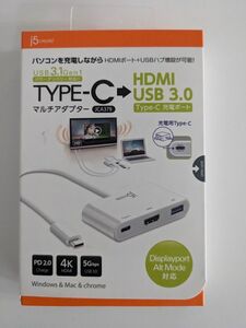 j5 create Type-C to HDMI+USB 3.0アダプター