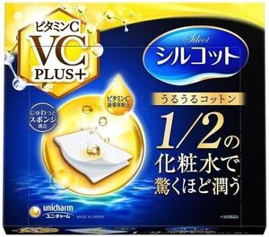 ユニ・チャーム　シルコットうるうるコットンビタミンC PLUS＋ 40枚