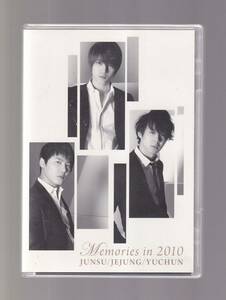 DA★中古★音楽DVD★(2枚組)JUNSU/JEJUNG/YUCHUN/Memories in 2010★RZBD-46821