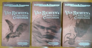 TRPG AD&D 2版 英語版 RAVENLOFT VAN RICHTEN's Monster Hunter's COMPENDIUM 3点