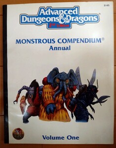 TRPG AD&D 2版 英語版 MONSTROUS COMPENDIUM ANNUAL Volume One