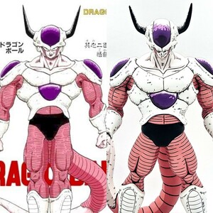 ドラゴンボール ソフビDX フリーザ 第二形態 フィギュア ソフビ 二次元 リペイント フルリペイント イラスト 2D 完成品