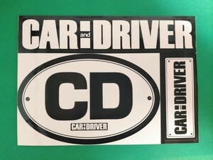 カー＆ドライバー/CARandDORIVER付録ステッカー