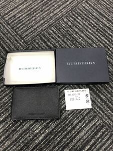 森　5/11 BURBERRY バーバリー 名刺入れ カードケース ブラック 