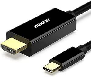 BENFEI 0.9m USB Type C - HDMI ケーブル【4K@30Hz UHD映像出力】タイプC to HDMI 変