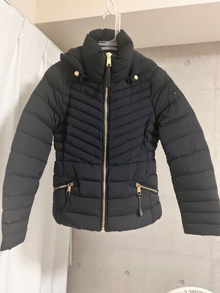 TOMMMY HILFIGER ダウンジャケット Sサイズ ネイビー