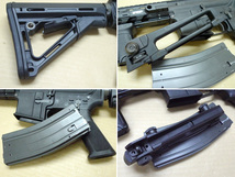 WA 絶版？・マグナGBB M4A1 無刻印ベース 外装カスタム CTRレプリカ+M-Lokハンドガード・中古 動作OK_画像6