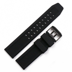 LUMINOX ルミノックス 腕時計 交換 ベルト バンド ブラック 黒 バックル 23mm ラバー 対応可 時計 取付幅23mm 互換品 ネイビーシールズ の画像6