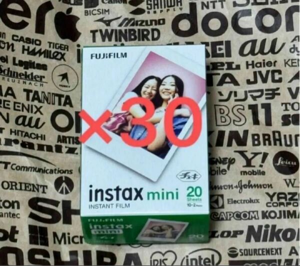 富士 フィルム instax mini チェキ　フィルム　20枚入り30箱