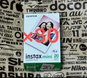 富士 フィルム instax mini チェキ　フィルム　20枚入り30箱