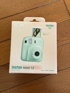 【新品未開封】 富士フイルム Instax mini12 ミントグリーン　インスタントカメラ チェキ