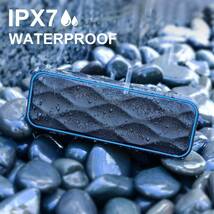 コンパクト Bluetoothワイヤレススピーカー IPX7防水 ブルートゥース_画像1