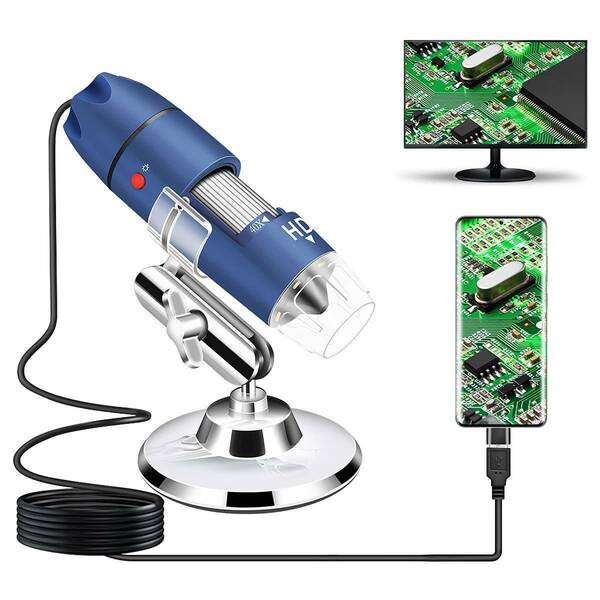 USB接続でデータ転送可能なコンパクトデジタル顕微鏡