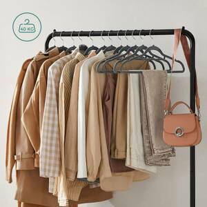  with casters .. strong . slim . hanger rack, space-saving . storage power eminent 