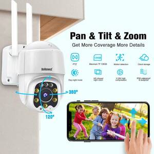  outdoors for AI perception security camera interactive sound telephone call correspondence 
