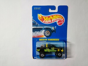 【ホットウィール】　 日産 ハードボディ　 　Hot Wheels NISSAN HARDBODY D21　ダットサン トラック　ピックアップ　ハイリフト　モントラ