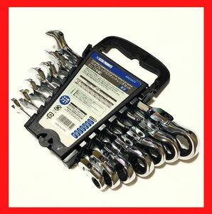  combination Flex ratchet wrench set millimeter (7 pcs set ) * Astro Pro daktsu yawing ratchet wrench combination wrench 