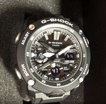 カシオ]CASIO G-SHOCK Gショック ジーショック アナデジ ブラック カーボン／樹脂 20気圧防水 GA-2000_画像5