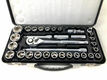 【WORKPRO】ワークプロ　WORKPRO 32-piece 1/2 DR.Socket Set　ソケットレンチセット　工具　ハンドツール【いわき平店】_画像1